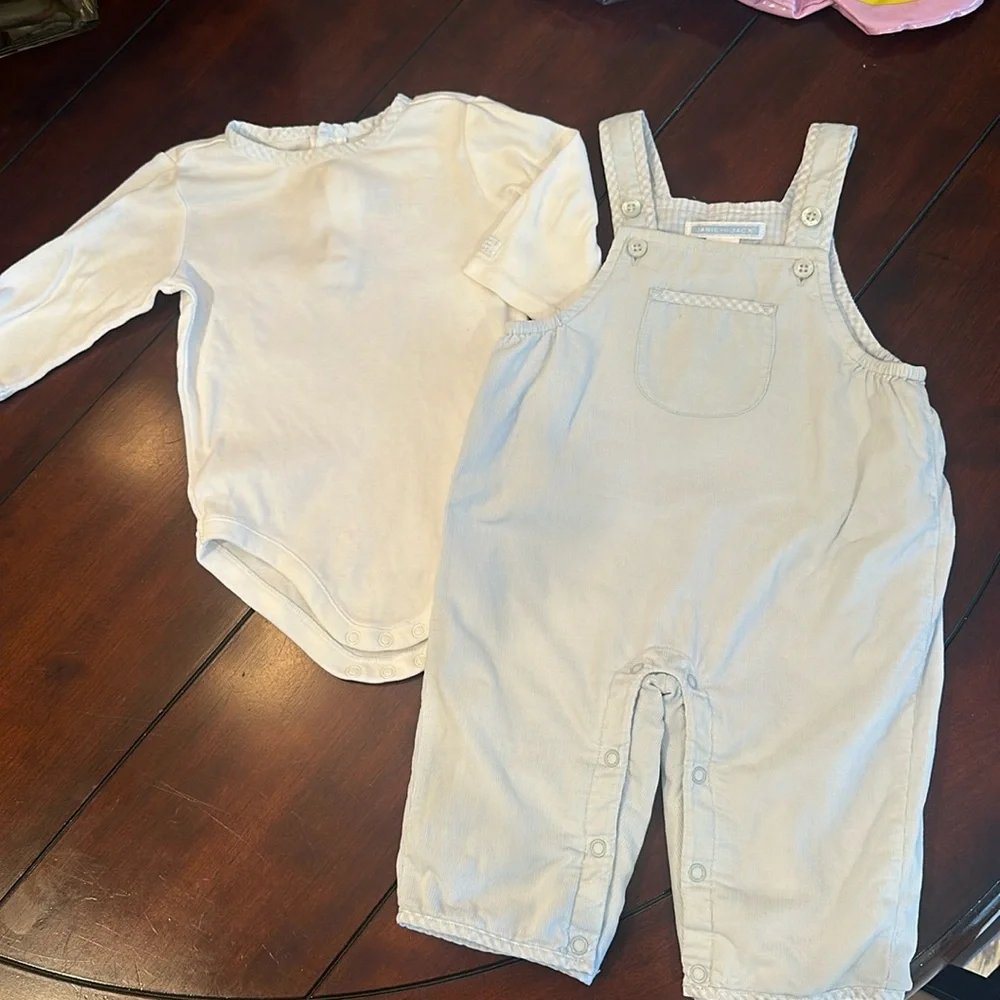 Janie and Jack Overalls Outfit